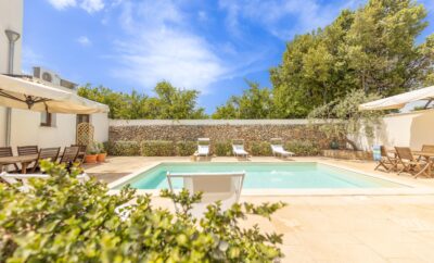 Luxury courtyard pool