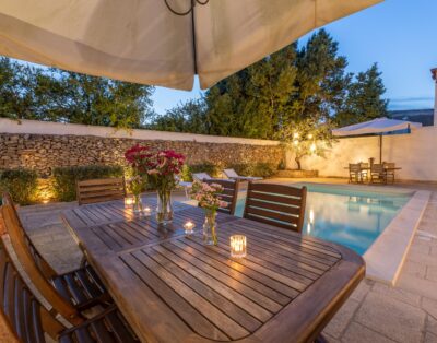 Courtyard with pool