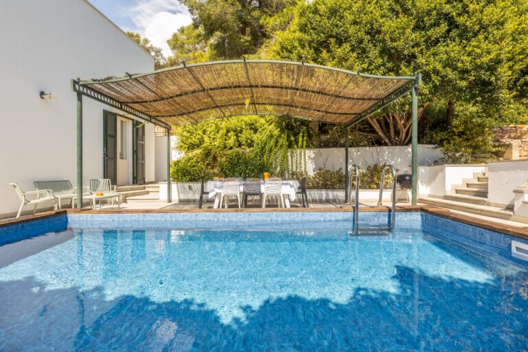 Country pool house